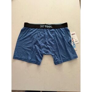 32 Degrees Cool Mens Boxer Briefs Denim Matrix Blue Small TMF99552RT-359-S NWT